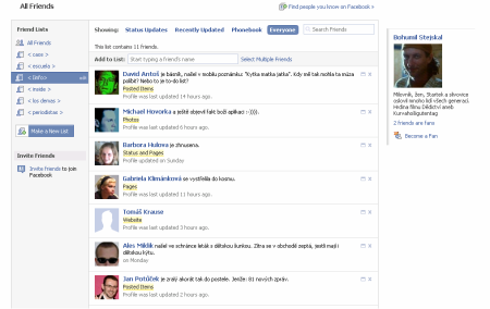 fb - flist